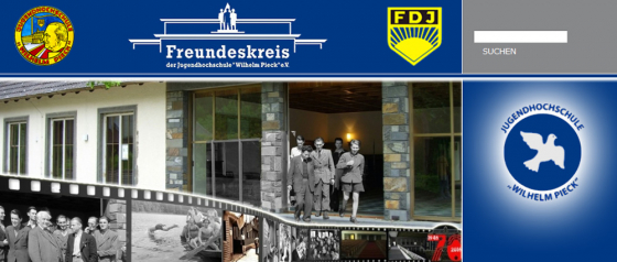 Fotocollage der FDJ-Jugendhochschule Wilhelm Pieck am Bogensee